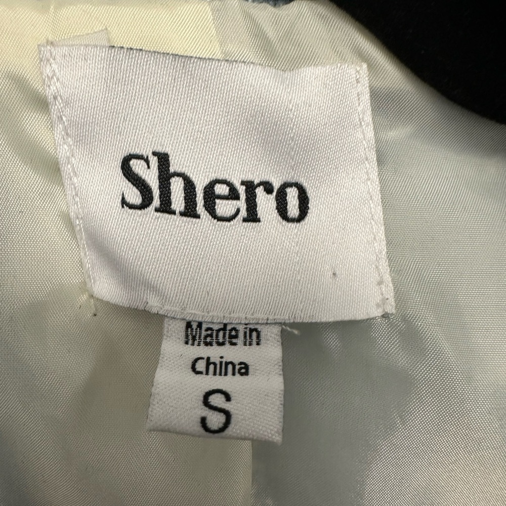 3/$10!!! Amazon Light Pastel Blue Tweed Women's Blazer with Pockets - Picture 5 of 5